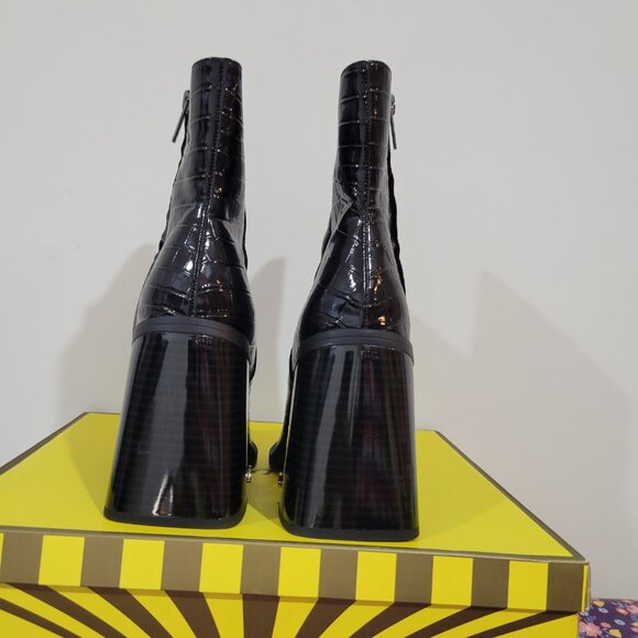 CIRCUS NY by SAM EDELMAN  CROC EMBOSSED ANKLE BOOTS NWOT - Picture 11 of 14